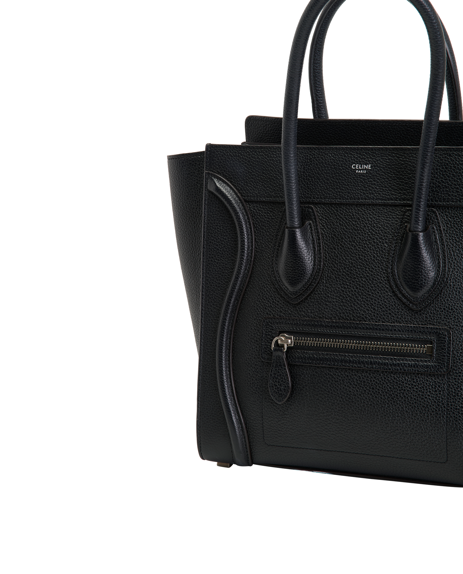 Micro Luggage, &pound;650, Handbags, Black, Leather, Other view